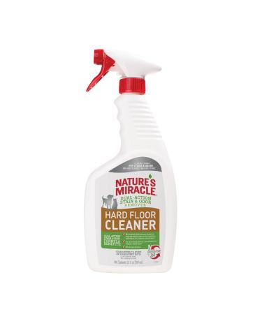 Nature's Miracle Hard Floor Cleaner 24 Ounces Dual-Action Stain And Odor Remover Works To Remove Tough Pet Stains And Odors On Sealed Wood And Hard Floor Surfaces New version