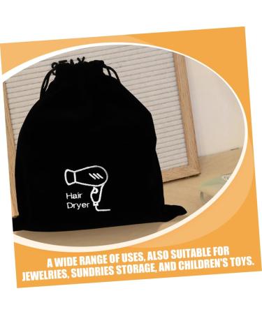 FOYTOKI Flannel Hair Dryer Bag Hair Dryer Attachments Storage Travel Bag for Hair Styling Tools Hair Tools Travel Bag Hair Dryer Bag for Traveling Hair Dryer Organizer Hair Tool Travel Bag - Buy Online on SooperMarket.com