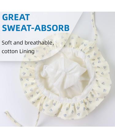 XIAOHAWANG Baby Girl Sun Hat | Embroidered Flower Toddler Bucket Hat | Infant Girls 3-6 Months (Beige) - Buy Online on SooperMarket.com