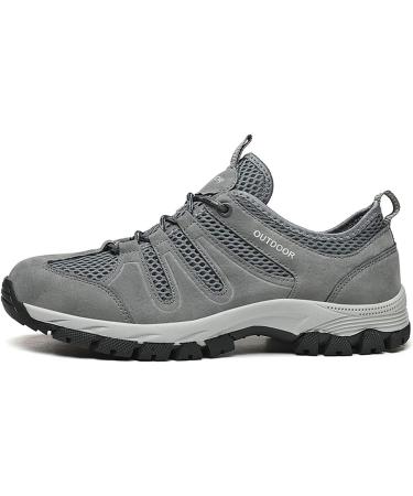 Rytejfes Sport Stylish Gym Sneakers - Lightweight Waterproof Summer Shoes for Running & Outdoor Comfort - Size 43 EU Gray - Buy Online on SooperMarket.com