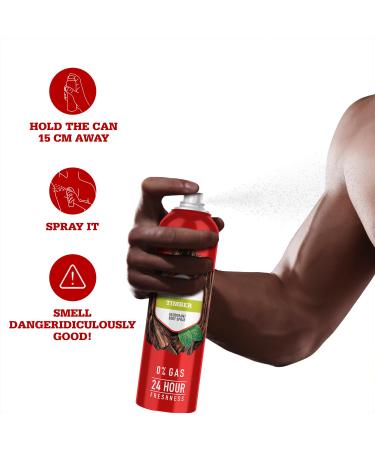 Buy Old Spice Timber 0% Gas Deodorant Body Spray for Men (115 gm / 140 ml) - International Shipping Available - Quality Body Spray from India - Buy Online on SooperMarket.com