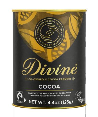 Divine Cocoa Powder, 4.4 Ounce 4.4 Ounce (Pack of 1)
