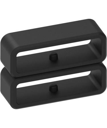 Garmin Forerunner 935/945 Fastener Rings - 6 Black+Red Silicone Security Loops for Replacement Band - Buy Online on SooperMarket.com