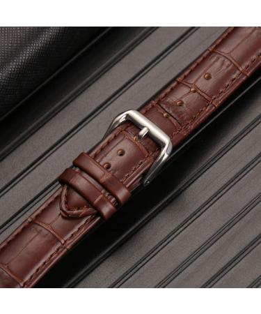 Montre Parlante Analogique avec Alarme Annonce de l'heure et Date en Fran ais Pour Aveugle et Les Personnes Malvoyant Cadran Noir (Bracelet Cuir Marron TFSW-2004C) - Buy Online on SooperMarket.com