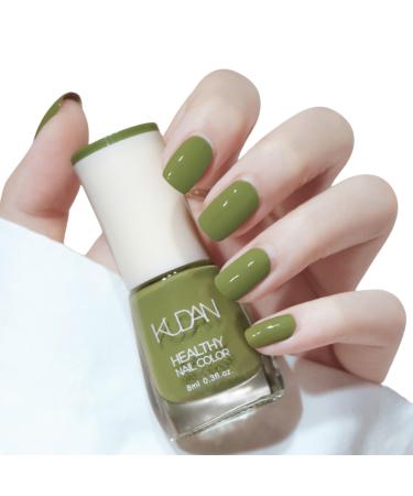 TBeautfave Green Nail Polish Avocado Green Nail Varnish Quick Dry & Long Lasting Nail Varnish Summer Nail Polish Water Based Natural Nail Polish for DIY Nail Art No Need Cure AvocadoGreen