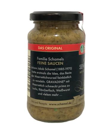 Schamel Mustard-Dill Sauce Gravadine with Horseradish 3-Pack (3x140ml) - Gourmet Condiment for International Shipping - Buy Online on SooperMarket.com