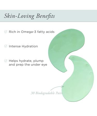 PUR Mellow Eyes Hemp-Derived Eye Patches: Reduce Puffiness & Brighten Under Eye Area with Hemp Seed Oil, Green Tea Extract & Kiwi Fruit Extract - 30 Pairs (Cruelty & Gluten Free) - Buy Online on SooperMarket.com