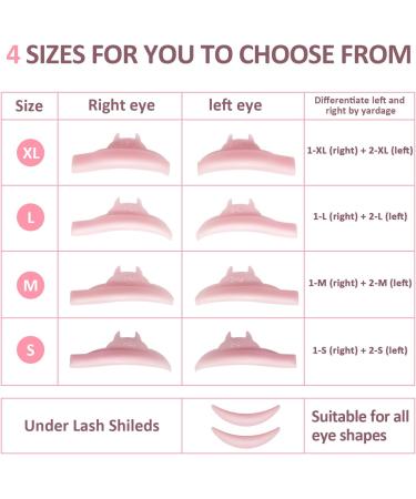 PERMANIA Lash Lift Pads Lash Shields for Lash Lift New Shape Soft and Comfortable Cruelty-Free (5 Pairs-Pink) - Buy Online on SooperMarket.com