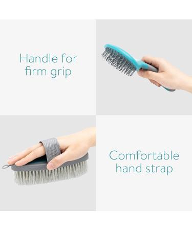 Navaris 2-Part Horse Care Set: Mane Brush & Card tsche for Optimal Fur Care | International Shipping - Buy Online on SooperMarket.com