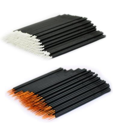 Gogogmee 100pcs Eyeliner Brush for Liner Gel Eyeliner Eye Makeup Tools Liquid Eyeliner Cosmetic Disposable 10*0.5cm As Shown - Buy Online on SooperMarket.com