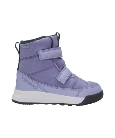 Viking Unisex Kids Ae r y Hi g h GTX R Warm Ankle Boot 21 EU Violet Navy