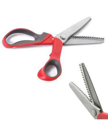 Mr. Pen- Pinking Shears  Zig Zag Scissors  Pinking Shears for Fabric  Decorative Edge Scissors  Pinking Scissors  Scissors with Designs  Jagged Edge Scissors  Sewing Pinking Shears  Crimping Scissors
