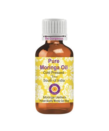 Deve Herbes Pure Organic Moringa Oil (Moringa oleifera) Cold Pressed 5ml (0.16 oz)