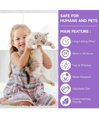 Cat Repellent Treatment Adjustable Cat Repellent Collars Natural Protection Repellent Collar for Cats Water Resistant Repellent Collar for Cats Small-Medium-Large Light Blue 2pack - Buy Online on SooperMarket.com