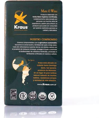 Gourmet Organic Yerba Mate Kraus Bio Mate 500g - Low Dust Content | Premium Quality - Buy Online on SooperMarket.com