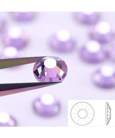 Yhmq 576PCS Nail Rhinestones & Crystals - Amethyst SS30 (6.4mm & 6.5mm) for Stunning Nail Art - Buy Online on SooperMarket.com