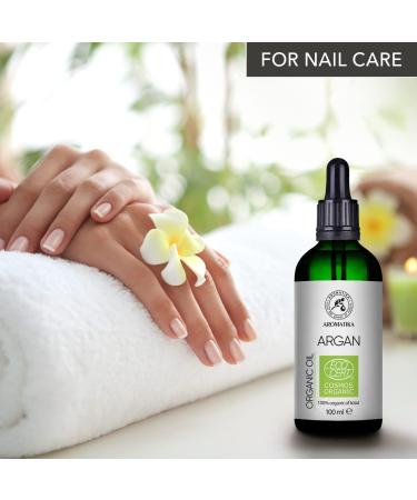Argan Oil Organic 100ml - Argania Spinosa - Argan Oil - Cold Pressed - 100% Natural - Argan Oil in Light Protection Glass Bottle - Skin Care - Hair Care - Organic Oil for Hair and Skin - Beauty - Buy Online on SooperMarket.com