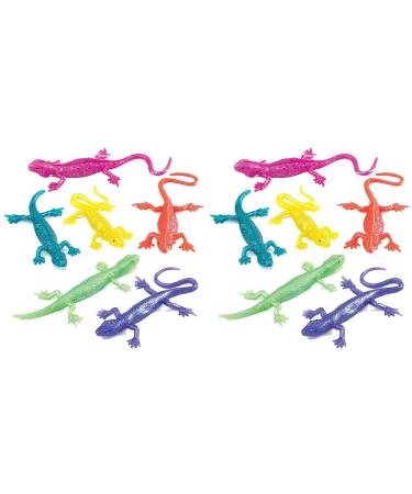 Baker Ross P515 Stretchy Lizards (Pack of 16) 10 centimeters (Pack of 2) Single