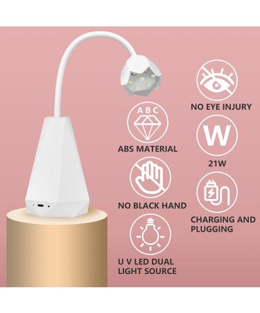 Saviland Portable 21W Gel X Mini UV Nail Lamp for Quick Gel Nail Drying at Salon or Home - Buy Online on SooperMarket.com