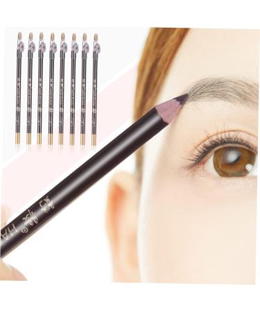 TOVINANNA 8pcs Pencil Sharpener Eyebrow Pencil Waterproof Eyebrow Pen Pencils Miss Wooden Small Tools Coffee 1 count (Pack of 1) Coffee - Buy Online on SooperMarket.com