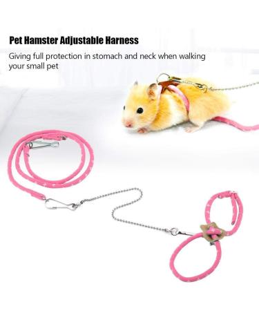 Xhamster Harness & Adjustable Leash for Small Animals | Guinea Pigs Hamsters & Ferrets - Training & Outdoor Use - Buy Online on SooperMarket.com