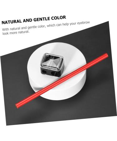 PLAFOPE 1 Set smudge proof eyebrow pencil red wood brow pencil dark brown eye brow pencil 1 count (Pack of 1) Red - Buy Online on SooperMarket.com