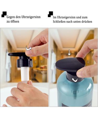 3 Pack - 500ml Empty Pumping Bags | Blue Shampoo Bottle Pump Dispenser | Ideal for Shower & Body Soap - Buy Online on SooperMarket.com