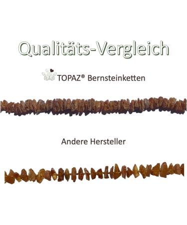 TOPAZ Amber Necklace for Dogs & Cats - Natural Tick and Flea Protection Handmade 25 cm - Buy Online on SooperMarket.com