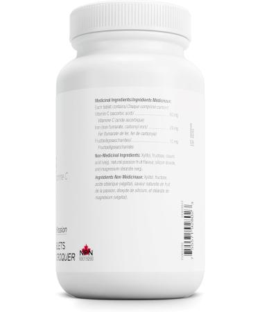 Bariatric Advantage Chewable Iron 29mg with Vitamin C - Passion Fruit-Flavored - 180 Chewable Tablets - Buy Online on SooperMarket.com