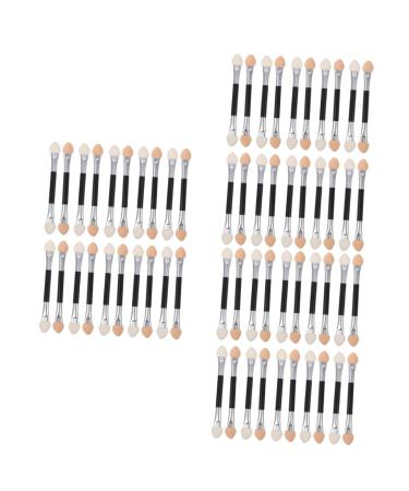 Baluue 60 Pcs Latex Eye Shadow Stick Sponge Tipped Eye Shadow Sponge Applicator Eyeshadow Makeup Plastic