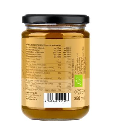Organic Chicken Bone Broth - 28g Protein per Glass | Keto & Low Carb Friendly | 12x350ml | High Collagen 20-Hour Brew - Buy Online on SooperMarket.com