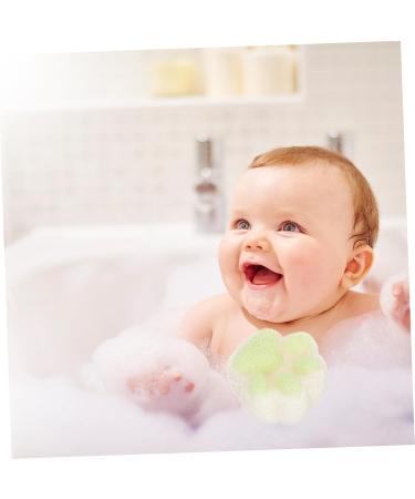 WOFASHPURET Baby Facial Foam Sponge Bath cat paw Bath Sponge exfoliating Body Scrubber Baby Powder Talc- Bath sponges for Shower Baby Sponge for Bathing Child Frosted Body wash - Buy Online on SooperMarket.com