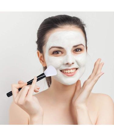 Silicone Face Mask Brush 2PCS Set - Flexible Facial Mud Applicator Tools for Moisturizers - Wood Handle, Ideal for Clay and Charcoal Masks - Buy Online on SooperMarket.com