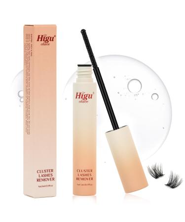 Higu clace Lash Remover 5ml Lash Cluster Remover Non-irritating Remover for Cluster Eyelash Extension Cluster Lash Remover Lash Bond Remover Lash Adhesive Remover Lash Glue Remover(5ml Remover) 5ml Lash Remover