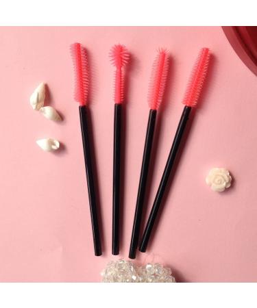 50PCS Disposable Silicone Eyelash Brush Wands & Eyebrow Applicators - Perfect for Eyelash Extensions & Makeup Tools | International Shipping - Buy Online on SooperMarket.com