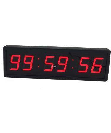BTBSIGN 2.3 Digital Countdown Wall Clock with Remote - Large Stopwatch for Obstacle Racing - Buy Online on SooperMarket.com