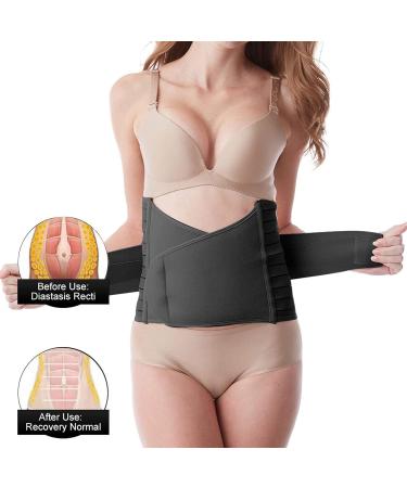 TIRAIN 3-in-1 Postpartum Belly Band | C-Section Recovery Belt XL Black - Buy Online on SooperMarket.com