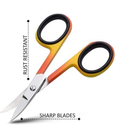 YSCARE Curved Stainless Steel Cuticle Nail Scissors for Manicure & Pedicure - Multi-Use Grooming Tool - Buy Online on SooperMarket.com
