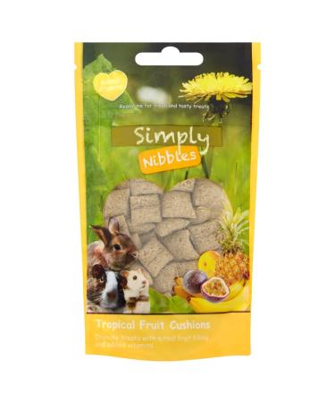 Rosewood Simply Nibbles Tropical Fruits Cushions 50g Tropical Fruits 50 g (Pack of 1)