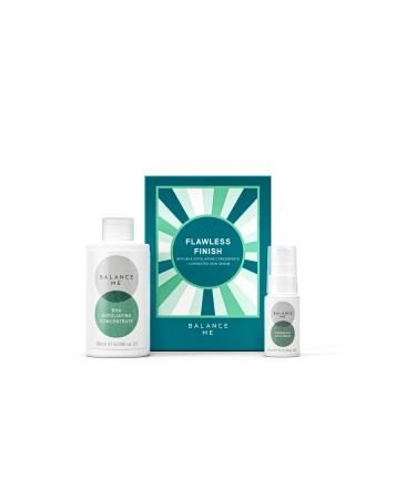 Balance Me Christmas Gift Set Flawless Finish BHA Exfoliating Concentrate Congested Skin Serum 2 Full Size Products Vegan/Natural Skincare Achieve Flawless Skin - 1 each