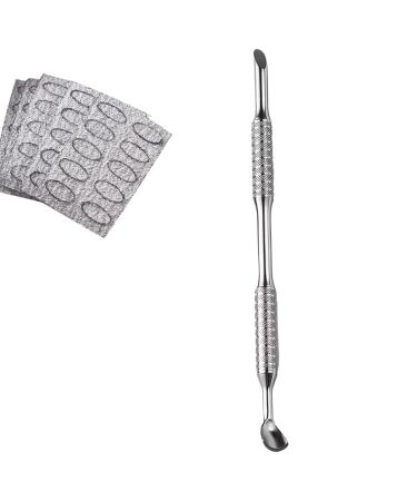 Metal Stainless Steel Cuticle Pusher Manicures Cuticle Remover Professional Nails Care Tool Nail Art Dotting Pen Nail Dotting Pen Set Nail Dotting Pens For Nail Art Nails Dotting Pen And Brushes Horseshoe slope 50