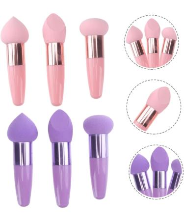 Gogogmee 2 Sets Beauty Pen Beauty Makeup Tool Facial Powder Sponge Beauty Brush Beauty Sponge Makeup Sponge with Handle Make-up Pen Makeup Puff Pen Portable Makeup Sponge Makeup Gadget - Buy Online on SooperMarket.com