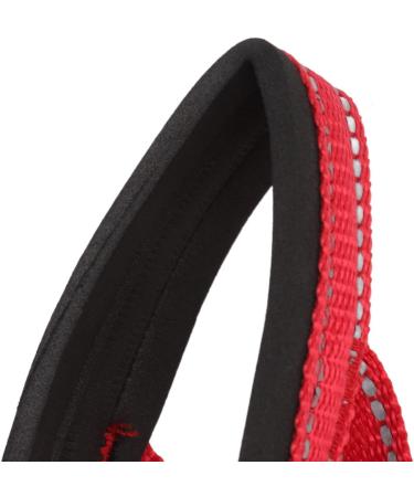 Dog Handlebar Halter with Seat Belt - XL Red Pet Harness Prevents Pulling on Outdoor Walks - Buy Online on SooperMarket.com
