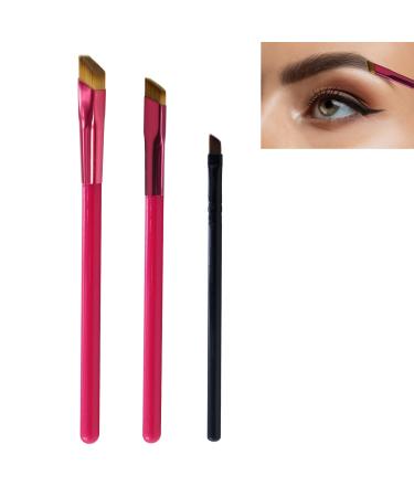 Multi Function Eyebrow Brush Professional Eyebrow Brush Square Angled Eyebrow Brush Ultra Thin Angled Eyeliner Makeup Brush for Makeup Brush Hairline Brush
