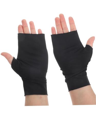 Amosfun 2 Pairs Pink Gloves Sun Gloves Nail Art Supplies Uv Gloves for Gel Nail Lamp Uv Protection Gloves for Nail Gel Nail Lamp Uv Gloves Nail Art Uv Gloves Breathable Accessories Nylon - Buy Online on SooperMarket.com