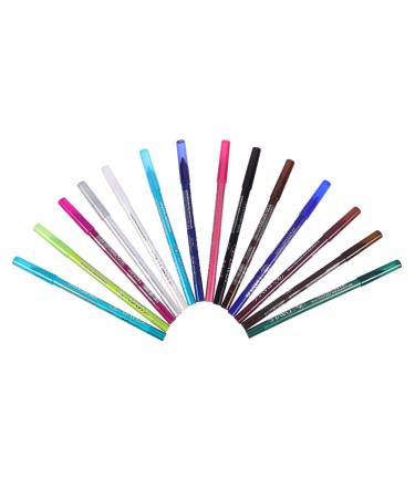 Gogogmee 14pcs Eyeshadow Pencil Set Makeup Eye Liner Pencil Eye Lining Tool Eyeliner Drawing Pencil Eye Makeup Accessory Girl Eye Liner Drawing Pencil Eyeliner Drawing Tool Makeup Pencil