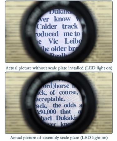 10X Magnifying Glass Multi-Scale Graticule Scale Magnifier Loupe Portable Pocket Optical Reading Magnifier Optical Magnifier - Buy Online on SooperMarket.com