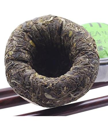 100g Aged Raw Puer Tea Green Tea Shen Puerh Tea Tuo with Tin Can Pack - Buy Online on SooperMarket.com