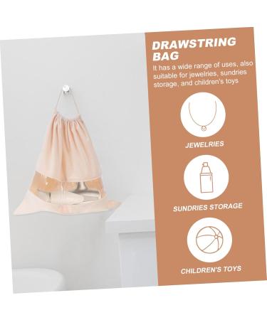 MUSISALY 1pc Hair Dryer Storage Bag Bag Organizer Make up Organizer Bag Gym Drawstring Bag Beige Pvc - Buy Online on SooperMarket.com