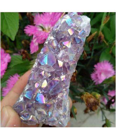 Amethyst Rough Stone for 180g Gold Titanium Purple Rainbow Amethyst Bismuth Crystal Cluster Brazil HOMEZHOU - Buy Online on SooperMarket.com